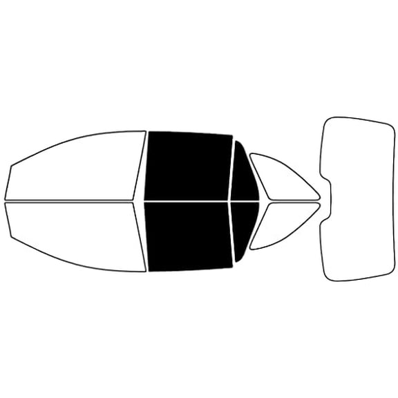 Rvinyl Car Window Pre Cut Tint Film DIY Kit Back 5% Single Ply Fits Ford Edge 2007-2014