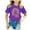 Purple, variant on Povozer Girls Birthday Party T-Shirt Birthday Outfit for Toddler Girls(Black,3-4Y)