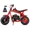 Red, variant on 50cc Gas Powered Mini Dirt Bike, 2-Stroke Engine with 50:1 Fuel Mix, Pull Start Off-Road Motorcycle, Rear Disc Brake, Up to 20 MPH, 160 lbs Capacity, Ages 13+