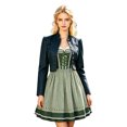 thumbnail image 3 of RFQWOVSR Womens Slim Short Double Button Long Sleeve Jacket Casual Fashion Coat XXL, 3 of 6