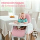 thumbnail image 3 of Bebbly Silla Alta para Bebé con Patas de Madera Antiderrapante Asiento Ergonómico con Charola y Arnés de Seguridad Ideal para Comer o Jugar Niños y Niñas desde 6 Meses Moderna y Fácil de Limpiar, 3 of 8