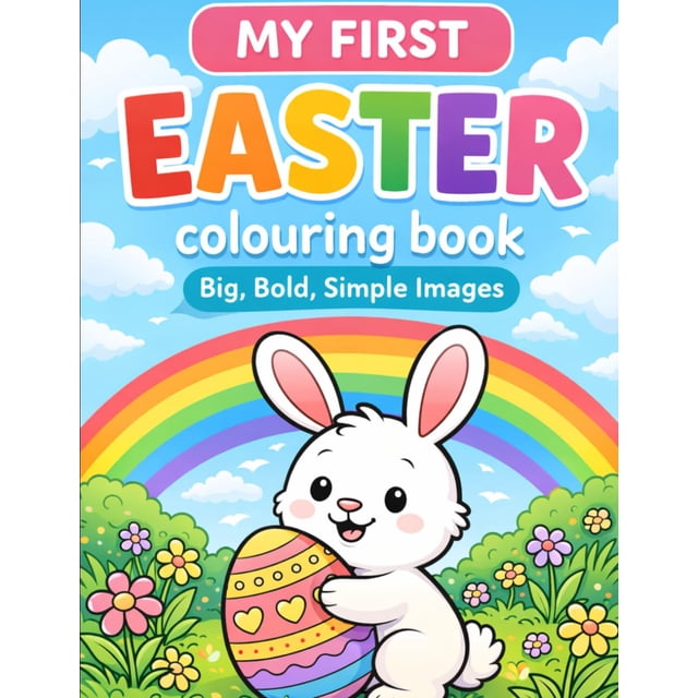 Libro para colorear Mi primera Pascua
