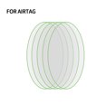 thumbnail image 3 of Película protectora Seitruly 5/10 Uds para AirTags TPU Transparente, 3 of 6