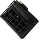 thumbnail image 1 of Cartera compacta para mujer, cartera pequeña minimalista de piel sintética suave con compartimento para monedas y correa de muñeca extraíble, 1 of 5