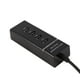 thumbnail image 5 of Alta Velocidad 4, Adaptador De Convertidor Extensor Portátil Cable De Guitarra A Puerto Usb 3.0 Hub Interfaz De Audio Usb Para Lector De Tarjetas Negro, 5 of 7
