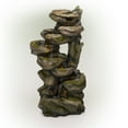 thumbnail image 6 of Alpine Corporation 39-Inch Outdoor 6-Tier Stone Fountain with LED Lights, 6 of 12