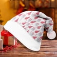 thumbnail image 4 of Fluffy Christmas Santa Hat for Adults Cute Christmas Santa, Soft Plush Party Hat for Holiday Events, Seasonal Gatherings & Festive Family Photos, 4 of 5