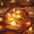 thumbnail image 3 of HIBIBUD Ambient Lighting,Dreamy Party Decor Outdoor Lights for House,Starry Flickering Lights Permanent Outdoor Lights,Style1,1.5m, 3 of 4
