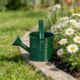thumbnail image 6 of Green Watering Can Metal Pot with Sprinkler Head - Rustic Style Waterer, Easter Decorations, Galvanized Water Pot with Smooth Spout for Indoor Outdoor Greenery, Gardens and Patio Decor, 6 of 6