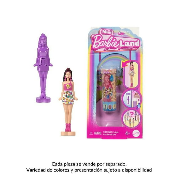 Muñeca Barbie Mini BarbieLand Color Reveal Empaque Sorpresa 1 Pieza