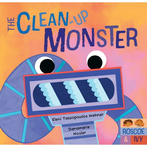Roscoe & Ivy The Clean-Up Monster, (Board Book)