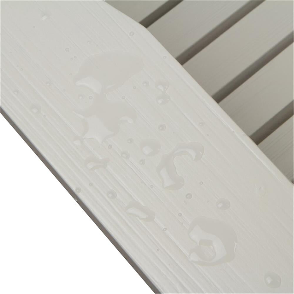 Pemberly Row Traditional Cedar Wood Folding Adirondack Chair in White