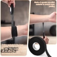 thumbnail image 3 of HXRH 10 Rolls Finger Tape Extra Strong Athletic Tape 0.5-Inch x 32-Feet Sports Tape for Rock Climbing Sweat Sport Tapes for Outdoor Football (Black), 3 of 7