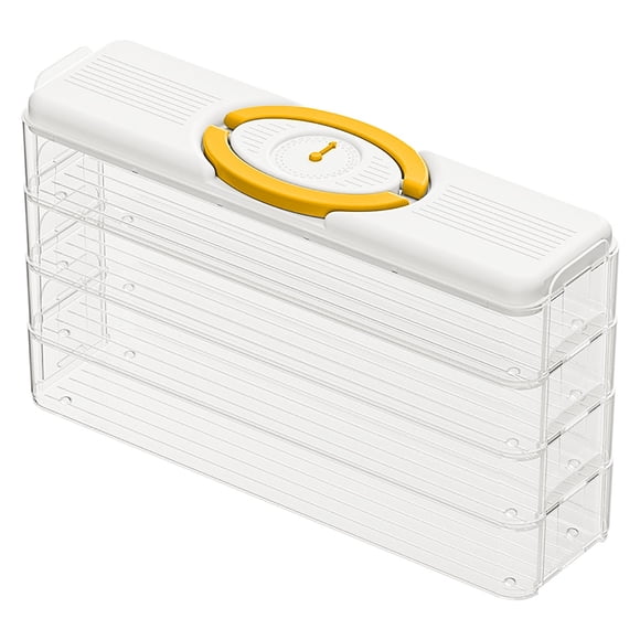Caja para Guardar Huevos, Albóndigas, Huevos, Huevos, Congelador, Refrigerador de Alimentos, Cocina, Puerta Lateral, Multicapa