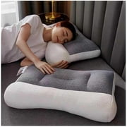 Pillow for Sleep Apnea, Orthopedic Deep Sleep Pillow, Pro Ease Sleep Apnea Pillow, Ergonomic Pillow for Neck and Shoulder, Pillow for Side, Back, Stomach Sleepers