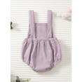 thumbnail image 3 of Suealasg Newborn Girl Romper Overalls 3M 6M 9M 12M Infant Sleeveless Square Neck Rainbow Strawberry Embroidery Jumpsuit Baby Girl Summer Clothes, 3 of 7