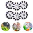 thumbnail image 1 of Raindrops 6Pcs Aquarium Temperature Gauges Adhesive White Sticker Strip for Accurate Fish Tank Monitoring, 1 of 6