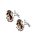 thumbnail image 2 of Cupid Stylish Dress Shirt Cufflinks Set Made of Stainless Steel for Formal Occasions, 2 of 6