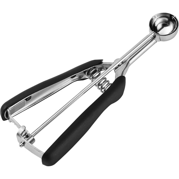 Mini Cookie Scoop 1 Tsp, Extra Small Cookie Scoop, 1 teaspoon Cookie Dough Scoop, Melon Baller Scoop, Ice Cream Scoop, Comfortable Grip, Non-Slip