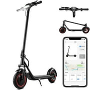 iYofe 10" Adult Electric Scooter Foldable Electric Scooter for Adults with Front Wheel Shock Absorption, 500 W Motor up to 15 MPH and 25 Miles Range, Black