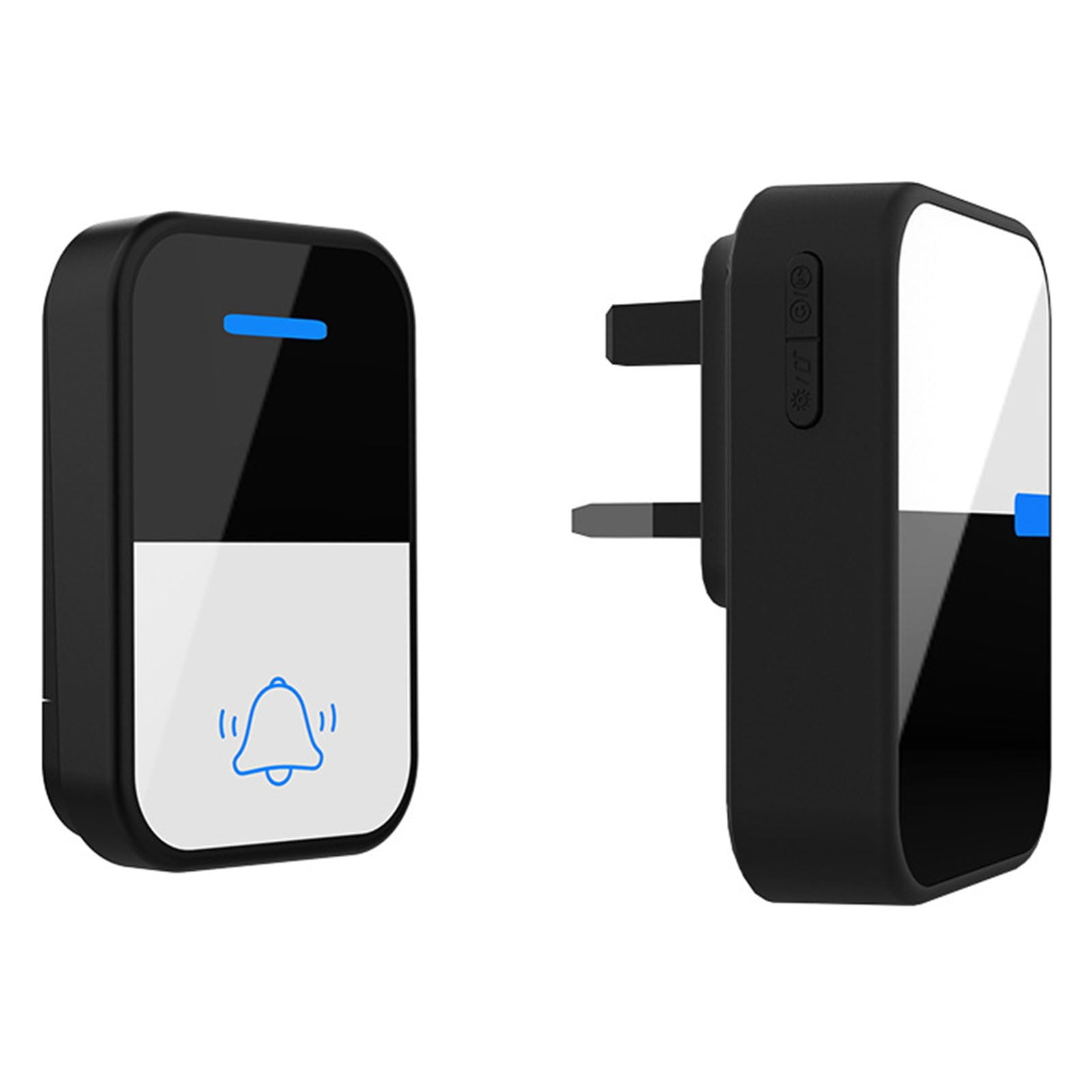 RAINB Batteryless Waterproof Doorbell Radio Bell Led Set Cordless