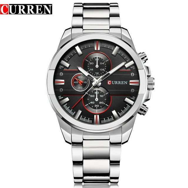 Reloj Curren 8274 para hombre impermeable de acero inoxidable azul