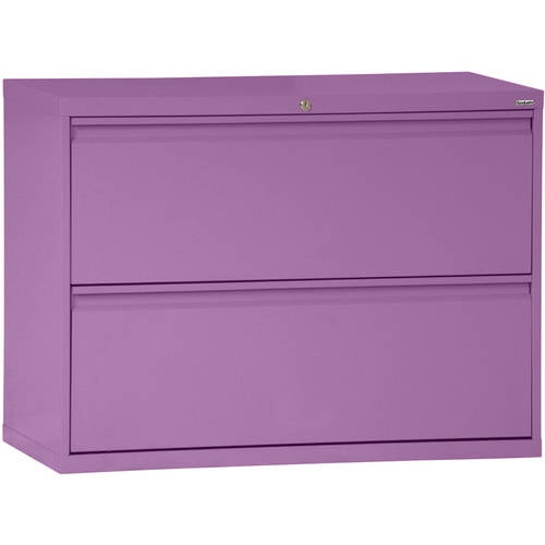 purple file cabinet