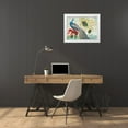 thumbnail image 3 of Lula Bijoux and Company 18x15 White Modern Wood Framed Museum Art Print Titled - Peacock 110, 3 of 4