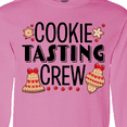 thumbnail image 4 of Inktastic Christmas Cookie Tasting Crew with Holiday Cookies Long Sleeve T-Shirt, 4 of 5
