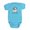 Turquoise, variant on CafePress - I Love My English Bulldog - Cute Infant Bodysuit Baby Romper - Size Newborn - 24 Months