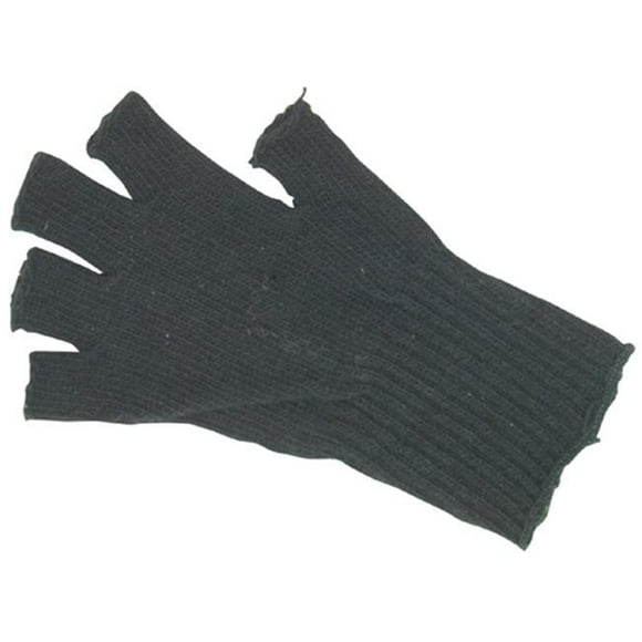 Fox Outdoor 79-36 BLACK GI Fingerless Glove One size fits most