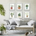 thumbnail image 2 of Plant Prints Wall Art Poster Boho Decor for Living Room, 11x14 Unframed Poster Canvas Prints Set of 6 Posters Aesthetic Green Decor, 2 of 7