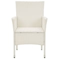 thumbnail image 5 of vidaXL Patio Chairs ll Weather Dining Single Chair with Cushions Poly Rattan, 5 of 71