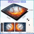 thumbnail image 3 of Wallet for Teens, Cool Football Wallet for Boys Ages 12+, Funny Leather Bifold Rfid Blocking, Coin Pocket Id Window for Teen Men Youth Guys Birthday Christmas Gifts, 3 of 6