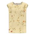 thumbnail image 5 of Shirts for Women Plus Size Sleeveless Round Neck Floral Printed Casual Tank Top Beige L, 5 of 5