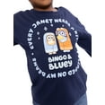 thumbnail image 5 of Bluey Toddler Holiday Long Sleeve Crewneck Tee, Sizes 12M-5T, 5 of 6