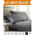 thumbnail image 2 of 1500 Series Microfiber Deep Pocket Bedroom Sheet Set ,King Red, 2 of 2