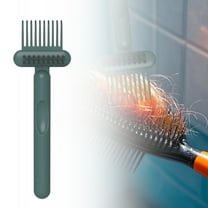 2 in 1 Hair Brush Cleaner and Comb Cleaner Tool for Removing Hair with Built-in Pick for Easy Cleaning and
