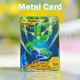 thumbnail image 2 of Card Metal Pokémon Letters Venusaur Vmax Charizard Pikachu Gx Blastoise Vstar Gold Iron Cards Anime Game Kids Toys Gifts, 2 of 5