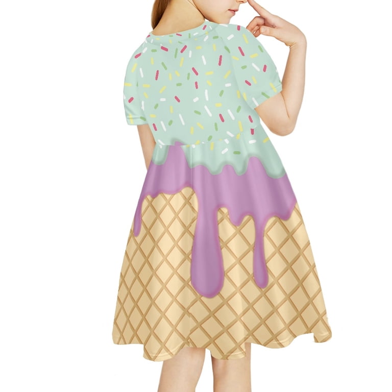 ice cream skater dress Girls' Ice Cream Skater Dress