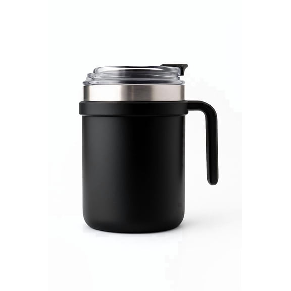 Black coffee cup