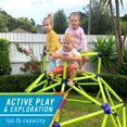 thumbnail image 4 of Barras Eezy Peezy Monkey Bars Climbing Tower para niños de 3 a 6 años, color verde y azul, 4 of 6