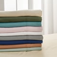 thumbnail image 2 of Linery & Co.  Ultra Soft Microfiber and Rayon from Bamboo Bed Sheet Set Sand - Twin, 2 of 5