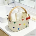 thumbnail image 4 of Rirozkan Shower Caddy Caddy, Portable Bathroom Basket with Handle, Plastic Mesh Organizer, Draining for Toiletries, Shampoo, Pool, Beach, Dorm, Travel, 4 of 6