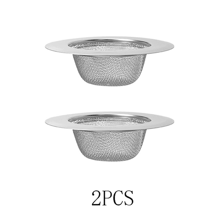

FUNNYFAIRYE Rust Free Thicken Anti Clogging Stainless Steel Kitchen Sink Strainer 4.5 Inch 2 Pack