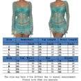 thumbnail image 2 of Suéteres De Punto Bra Top Cardigan Mini Falda Señoras Y2k Estilo Lace Up Beach Outfit Kuymtek lago azul T L para Mujer, 2 of 9