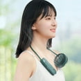 thumbnail image 1 of RKSTN portable fan New Fan Winding On Your Body Rechargeable Mini Portable Outdoor, Handy To Take Charging Bank Small Fan, USB Fan, 1 of 8