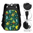 thumbnail image 3 of Daiia Sport Monster Pattern USB Charging Backpack for Men and Women, Anti-Theft Backpack,Travel Backpack,School Backpack,College Backpack,Laptop Backpack, 3 of 7