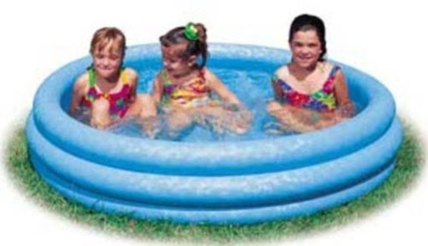 Intex Kids Children 4FT 5 FT 6 FT Rigid Snapset Paddling Swimming Pool Party Dog 
