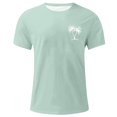 thumbnail image 4 of Tops para hombre, blusas y camisas de cuello redondo y manga corta para hombre, blusas casuales de cuello redondo con estampado de moda para hombre, blusas de cuello redondo y manga corta para hombre., 4 of 4